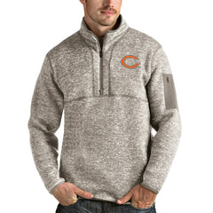 Chicago Bears  Antigua Fortune Quarter-Zip Pullover Jacket