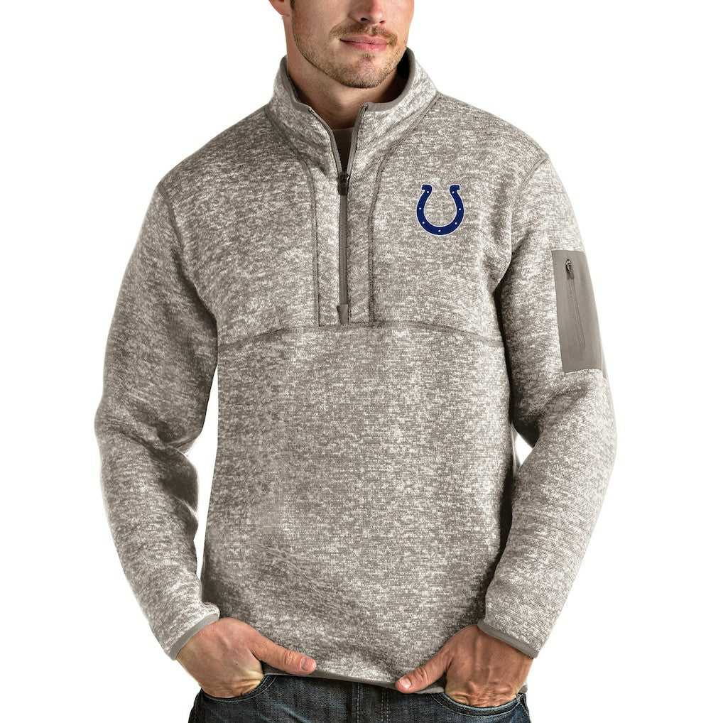 Indianapolis Colts  Antigua Fortune Quarter-Zip Pullover Jacket