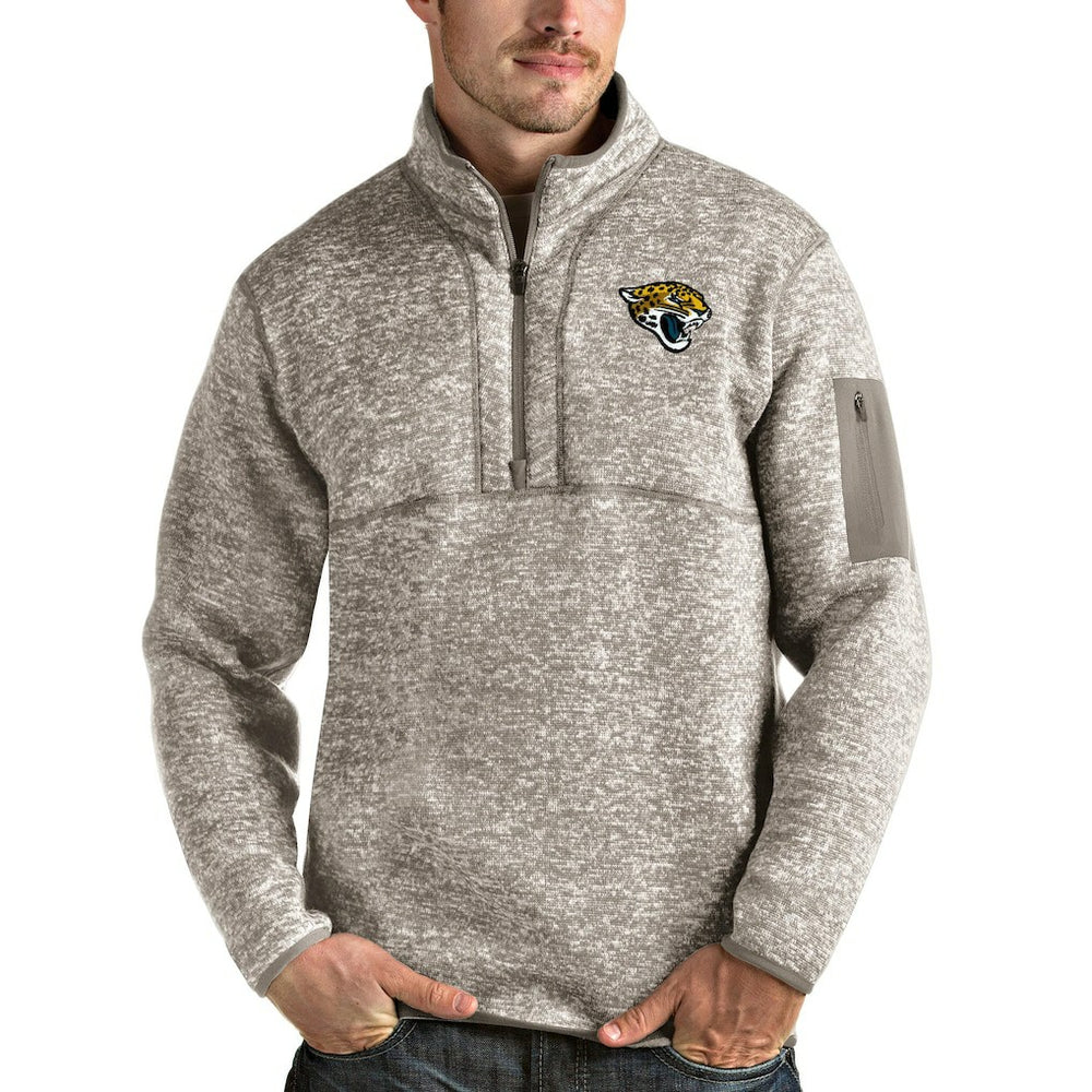 Jacksonville Jaguars  Antigua Fortune Quarter-Zip Pullover Jacket
