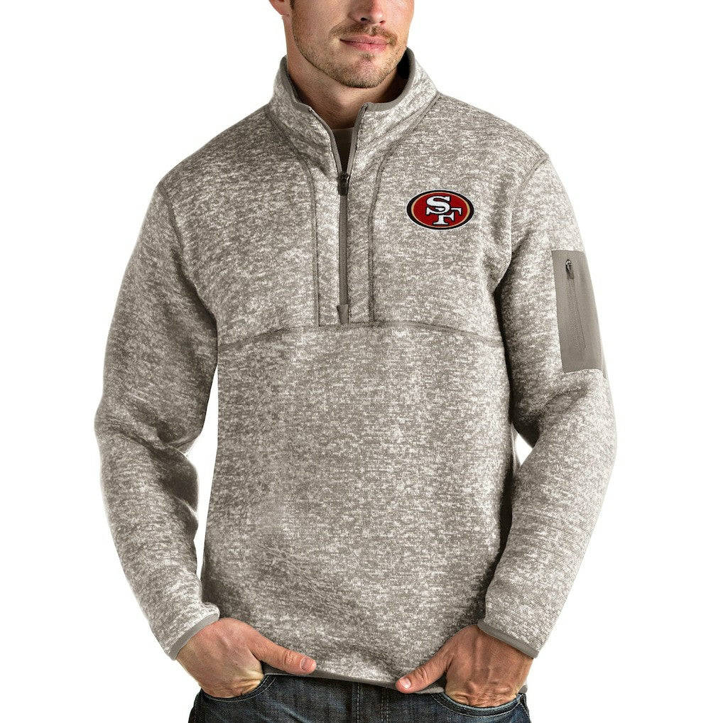 San Francisco 49ers  Antigua Fortune Quarter-Zip Pullover Jacket