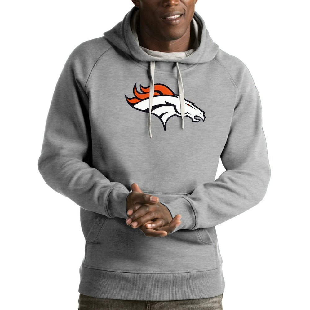 Denver Broncos  Antigua Victory Pullover Hoodie
