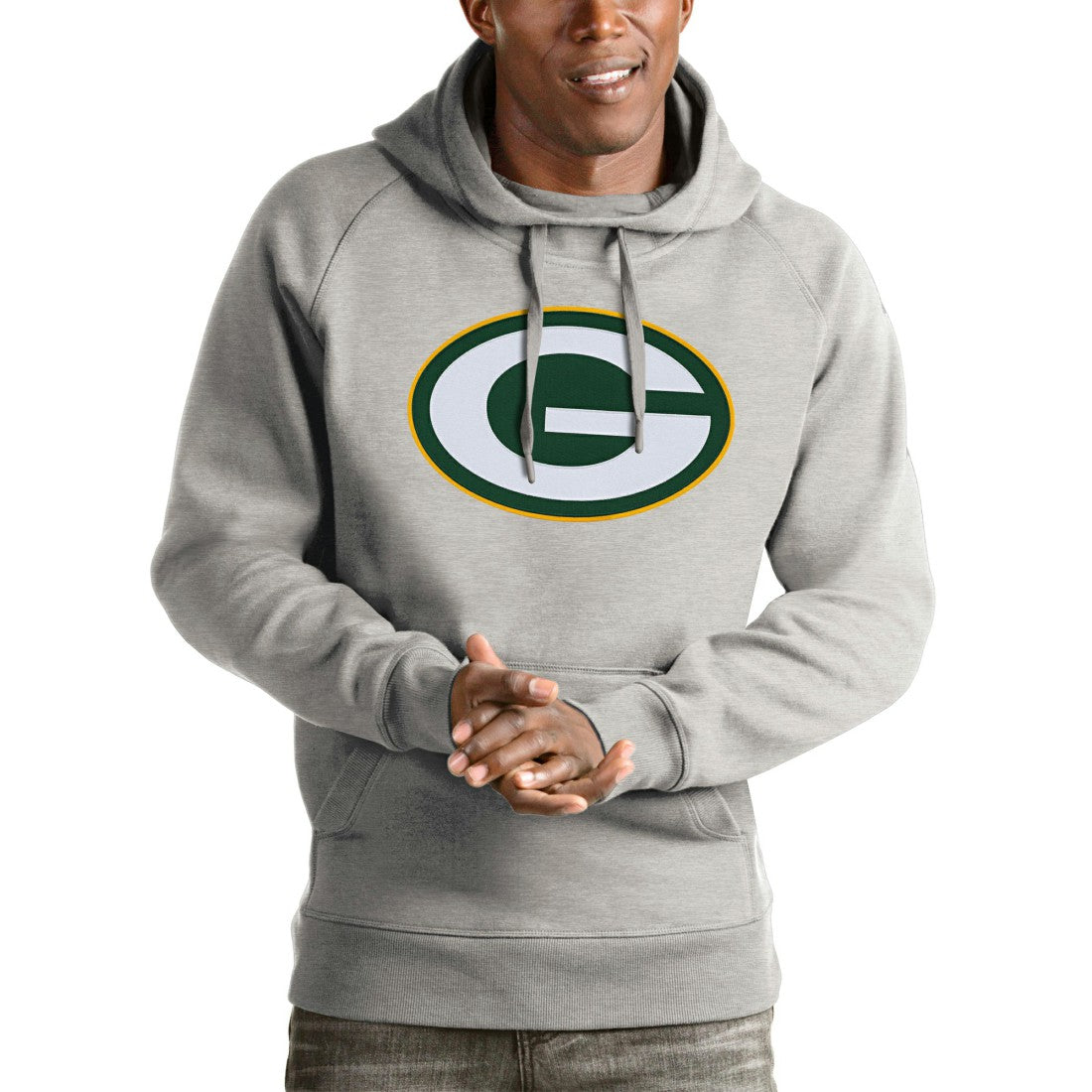 Green Bay Packers  Antigua Victory Pullover Hoodie