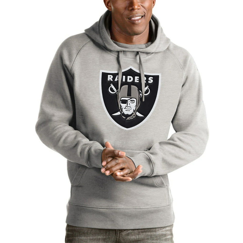 Las Vegas Raiders  Antigua Victory Pullover Hoodie