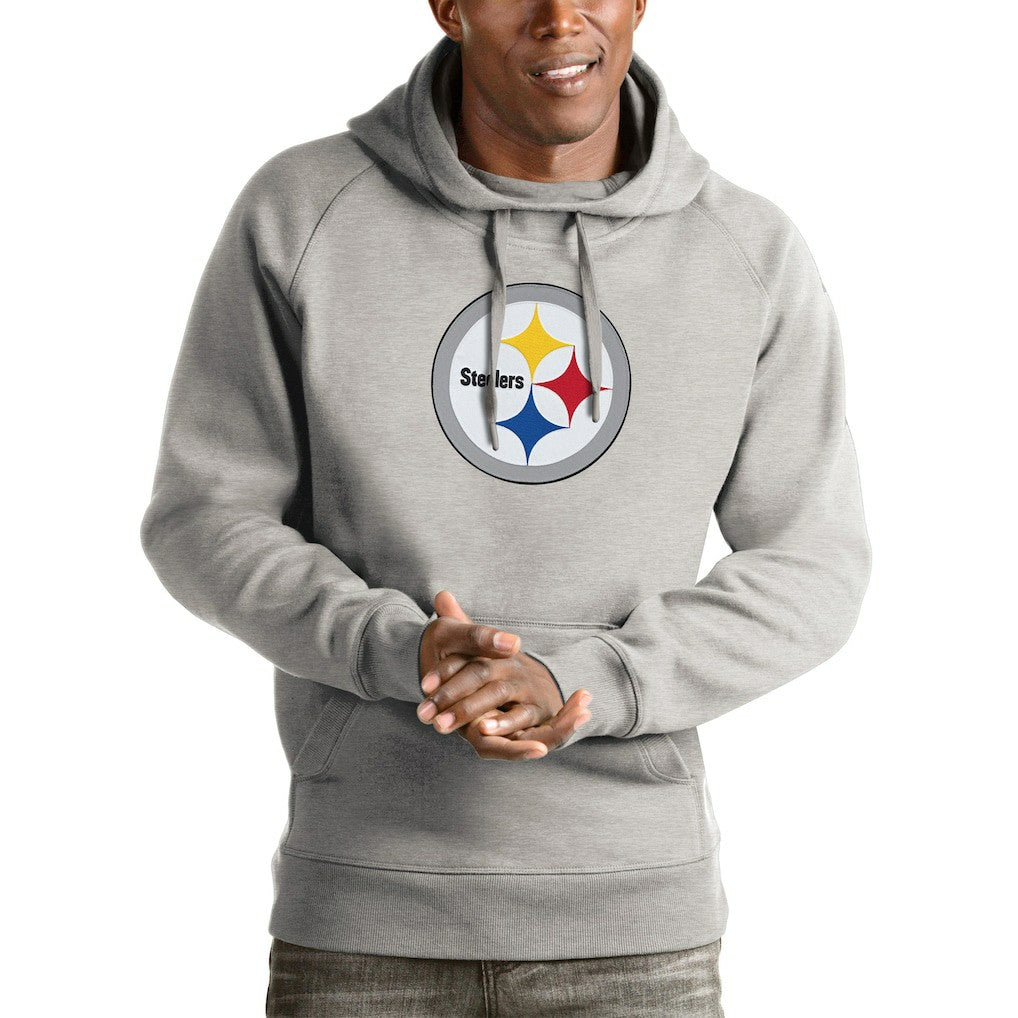 Pittsburgh Steelers  Antigua Victory Pullover Hoodie
