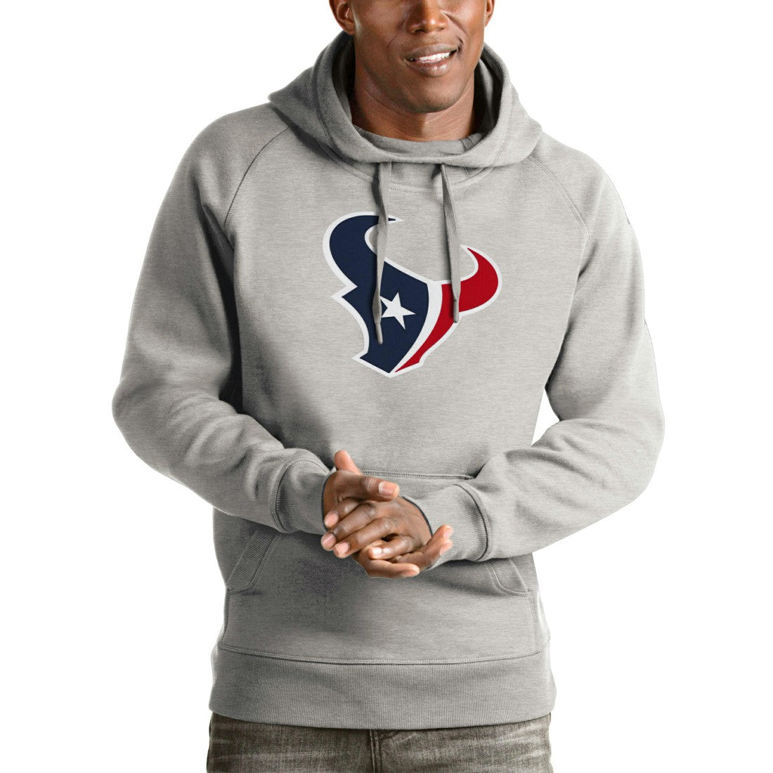 Houston Texans  Antigua Victory Pullover Hoodie