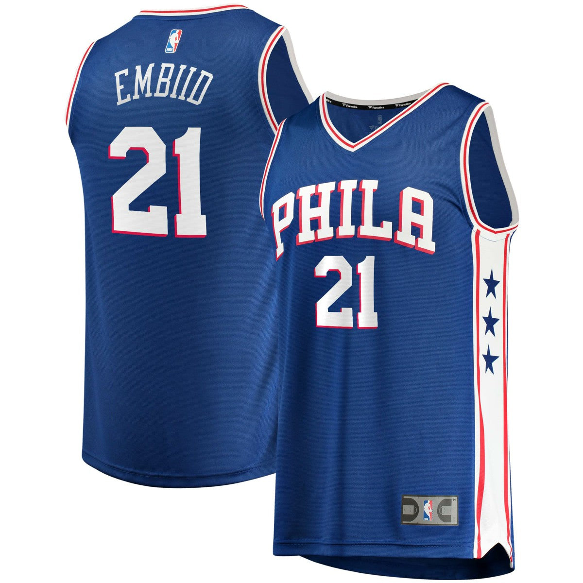 Joel Embiid Philadelphia 76ers Fast Break Replica Player Jersey Discount