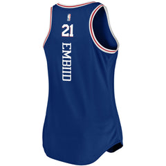 Joel Embiid Philadelphia 76ers Women's Fast Break Team Tank Jersey Online