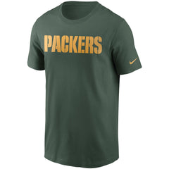 Green Bay Packers Nike Team Wordmark T-Shirt