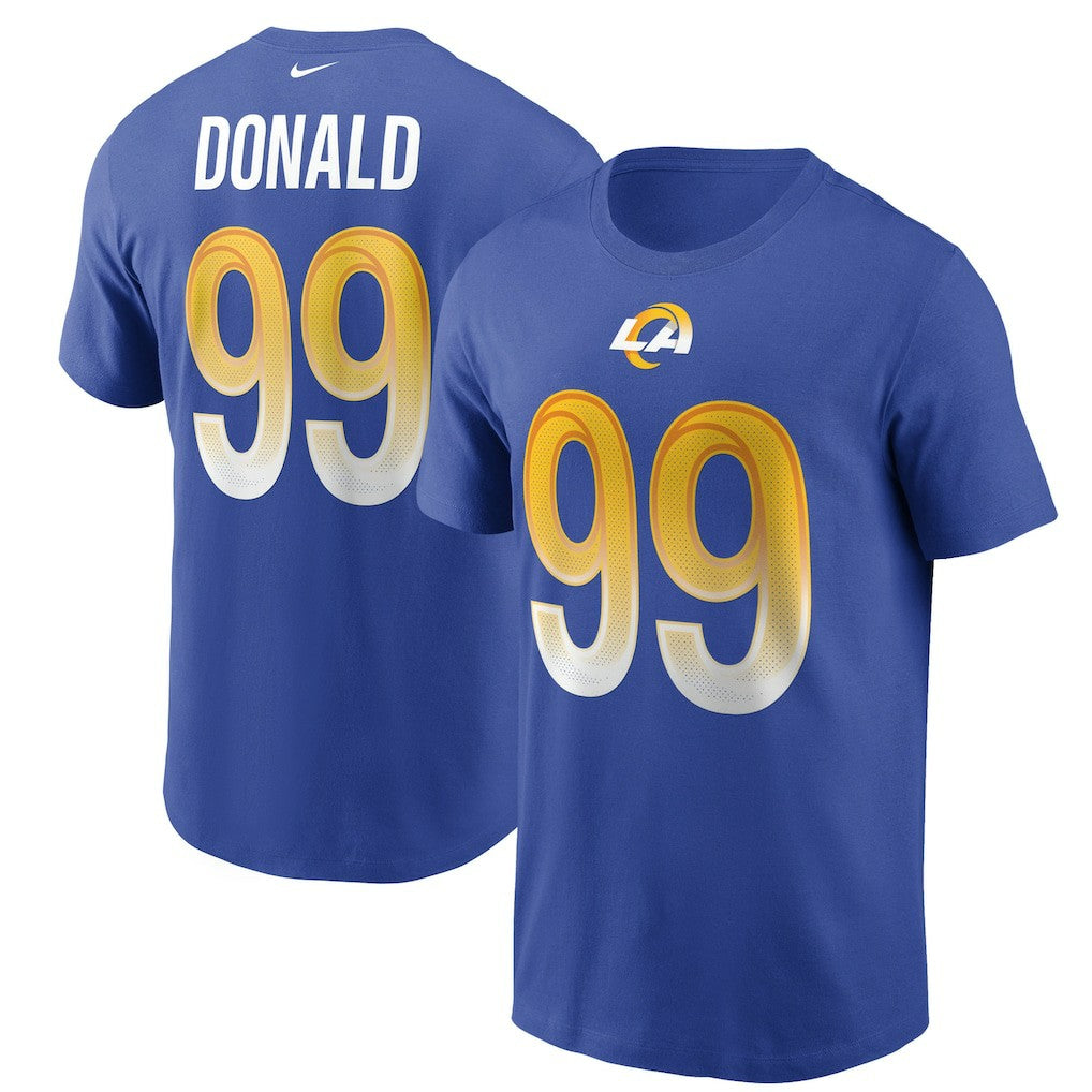Los Angeles Rams Nike Aaron Donald  Name & Number T-Shirt