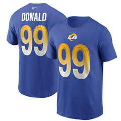 Los Angeles Rams Nike Aaron Donald  Name & Number T-Shirt
