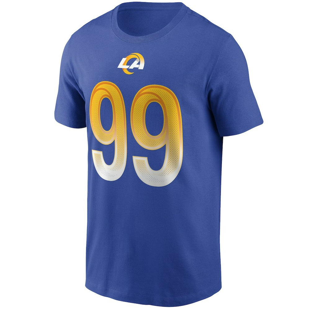 Los Angeles Rams Nike Aaron Donald  Name & Number T-Shirt