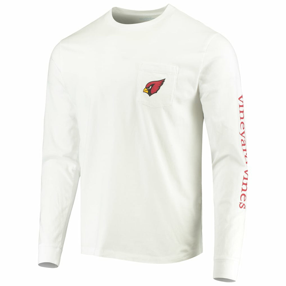 Arizona Cardinals  Vineyard Vines Whale Helmet Long Sleeve T-Shirt