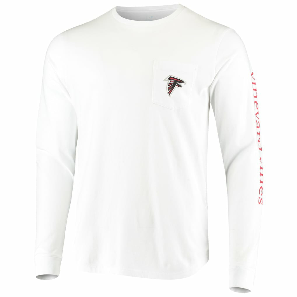 Atlanta Falcons  Vineyard Vines Whale Helmet Long Sleeve T-Shirt