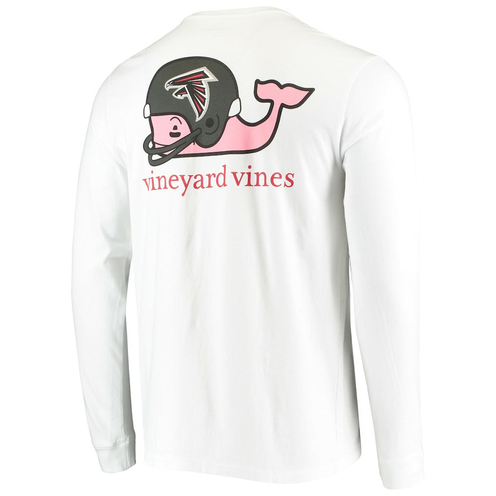 Atlanta Falcons  Vineyard Vines Whale Helmet Long Sleeve T-Shirt