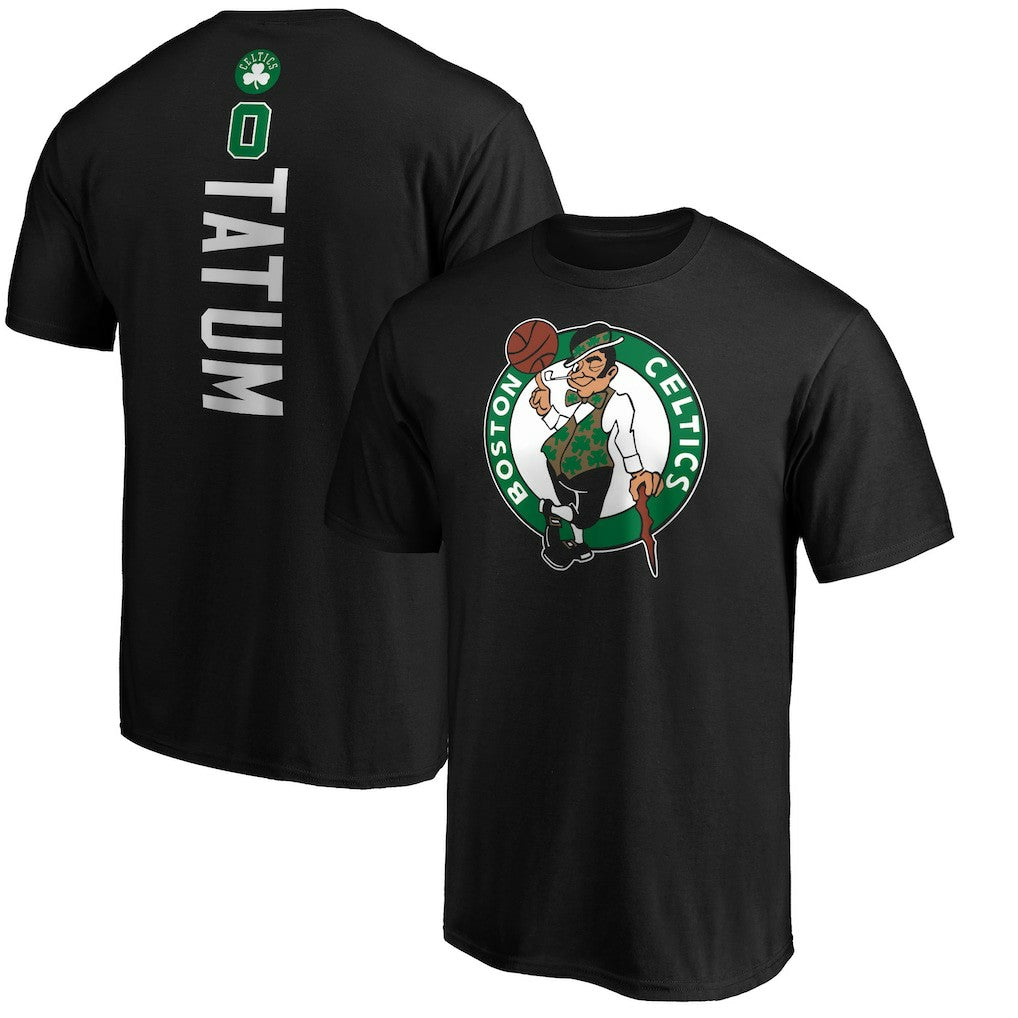 Jayson Tatum Boston Celtics Team Playmaker Name & Number T-Shirt New