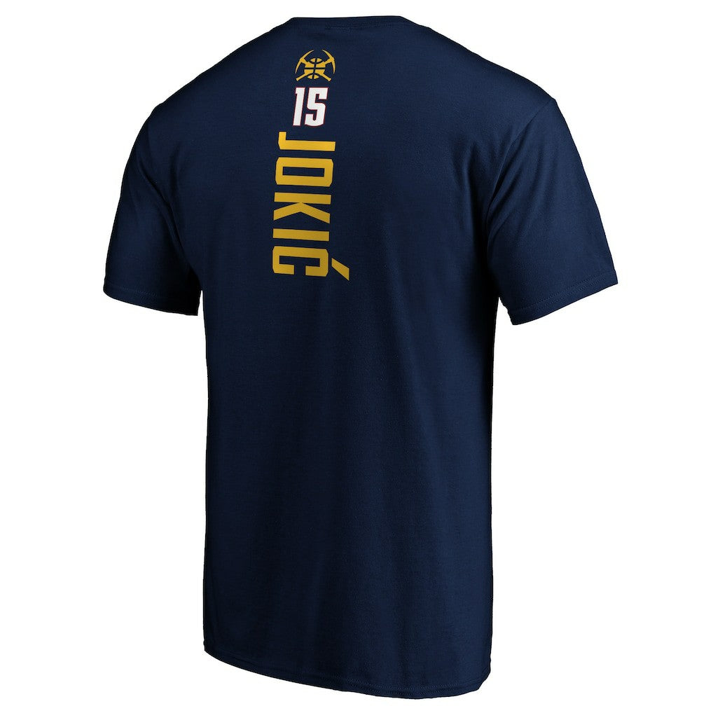 Nikola Jokic Denver Nuggets Playmaker Name & Number T-Shirt sale Discount