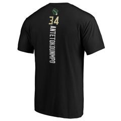 Giannis Antetokounmpo Milwaukee Bucks Team Playmaker Name & Number T-Shirt Outlet