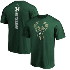 Giannis Antetokounmpo Milwaukee Bucks Team Playmaker Name & Number T-Shirt On Sale