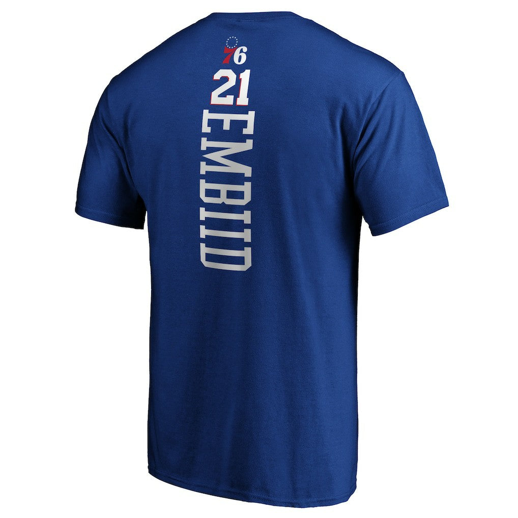 Joel Embiid Philadelphia 76ers Team Playmaker Name & Number T-Shirt Discount