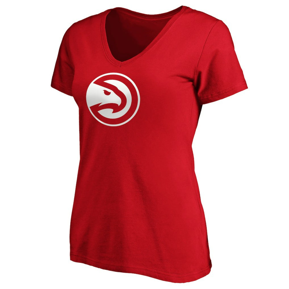 Trae Young Atlanta Hawks Women's Playmaker Name & Number V-Neck T-Shirt New