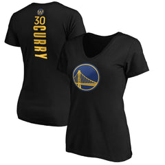Stephen Curry Golden State Warriors Women's Playmaker Name & Number V-Neck T-Shirt sale Discount