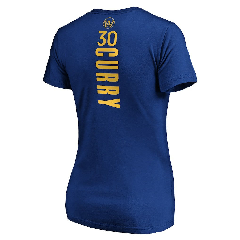 Stephen Curry Golden State Warriors Women's Playmaker Name & Number V-Neck T-Shirt sale On Sale
