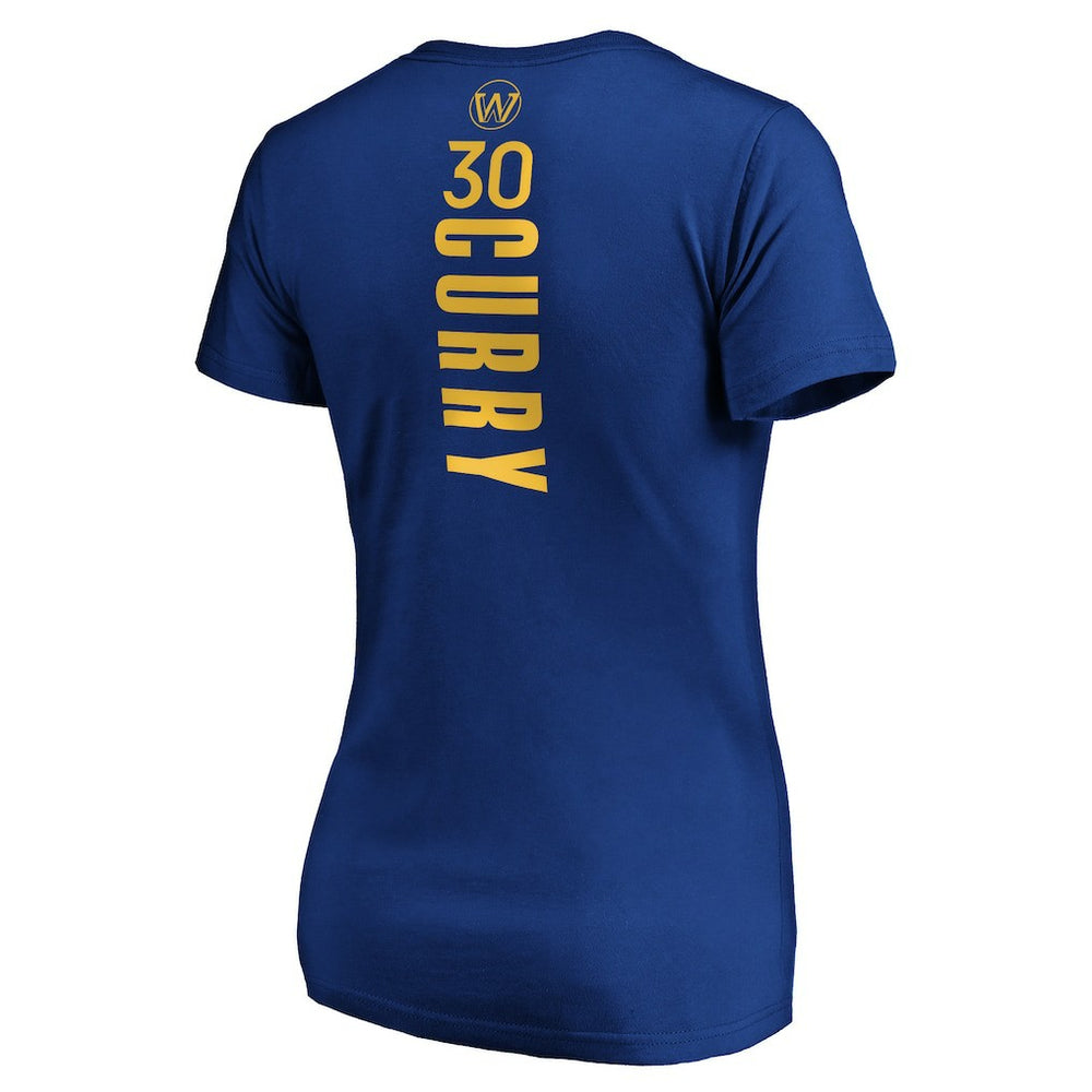 Stephen Curry Golden State Warriors Women's Playmaker Name & Number V-Neck T-Shirt sale On Sale