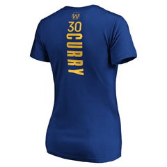 Stephen Curry Golden State Warriors Women's Playmaker Name & Number V-Neck T-Shirt sale On Sale