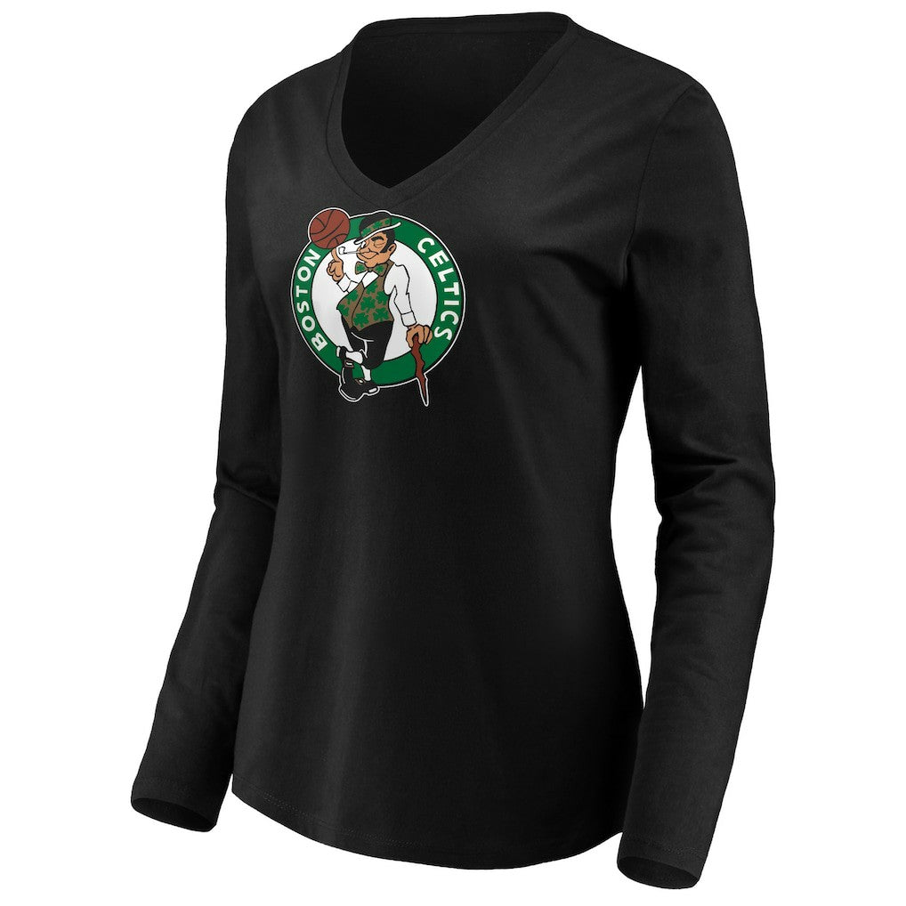 Jayson Tatum Boston Celtics Women's Playmaker Name & Number Long Sleeve V-Neck T-Shirt Online