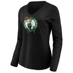 Jayson Tatum Boston Celtics Women's Playmaker Name & Number Long Sleeve V-Neck T-Shirt Online