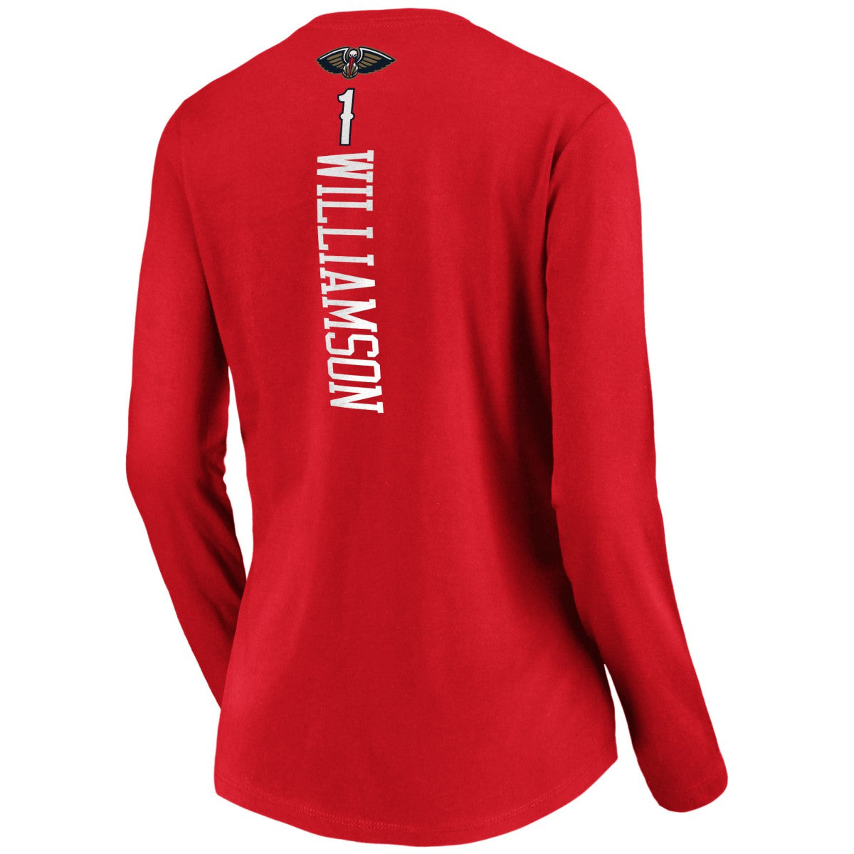 Zion Williamson New Orleans Pelicans Women's Playmaker Name & Number Long Sleeve V-Neck T-Shirt Discount