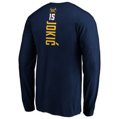 Nikola Jokic Denver Nuggets Playmaker Name & Number Long Sleeve T-Shirt sale Discount