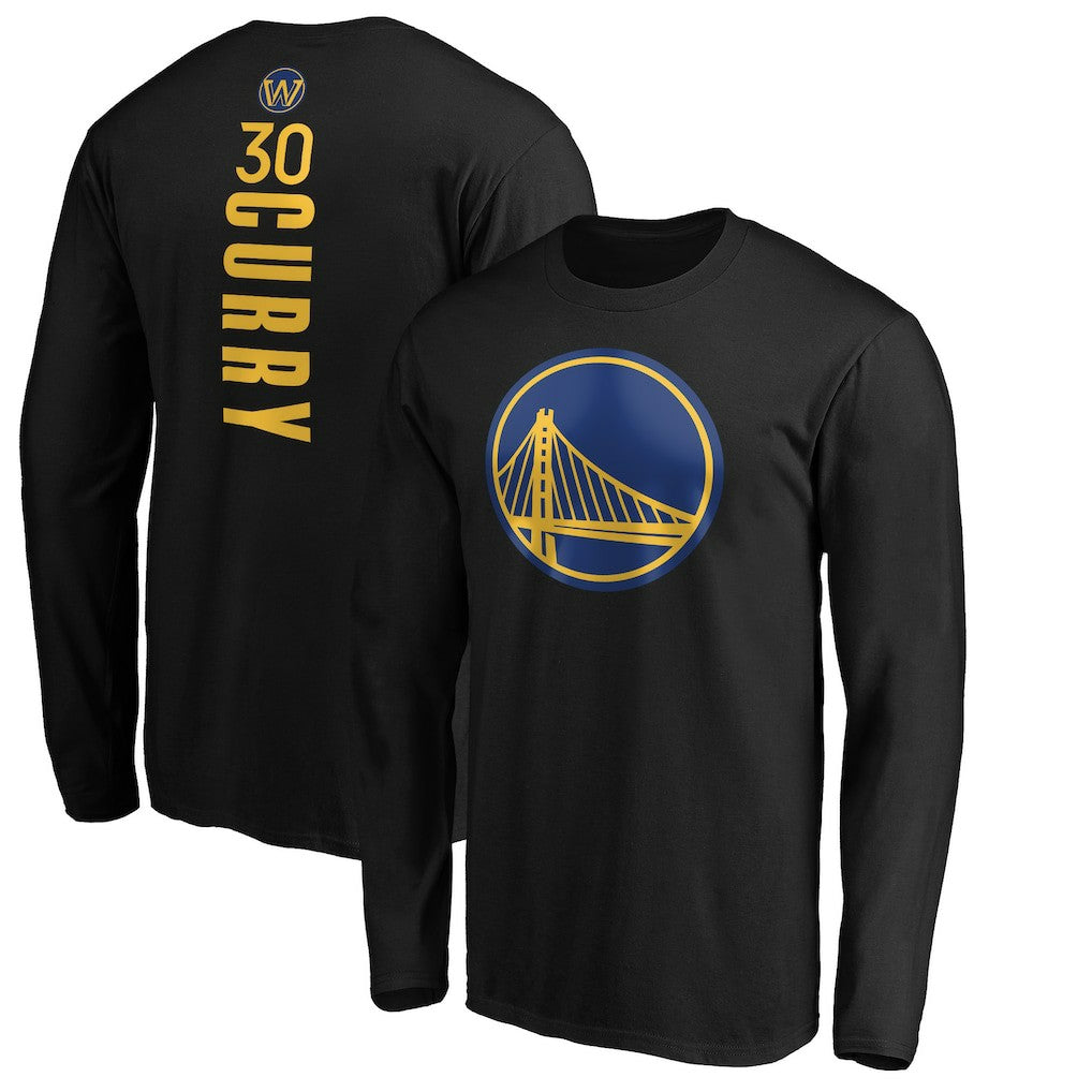Stephen Curry Golden State Warriors Playmaker Name & Number Long Sleeve T-Shirt sale For Sale