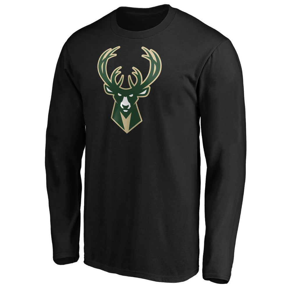 Giannis Antetokounmpo Milwaukee Bucks Playmaker Name & Number Long Sleeve T-Shirt Discount