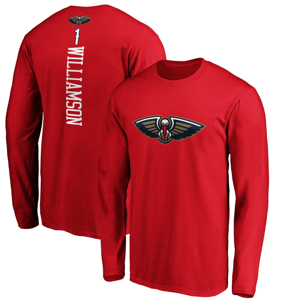 Zion Williamson New Orleans Pelicans Playmaker Name & Number Long Sleeve T-Shirt New