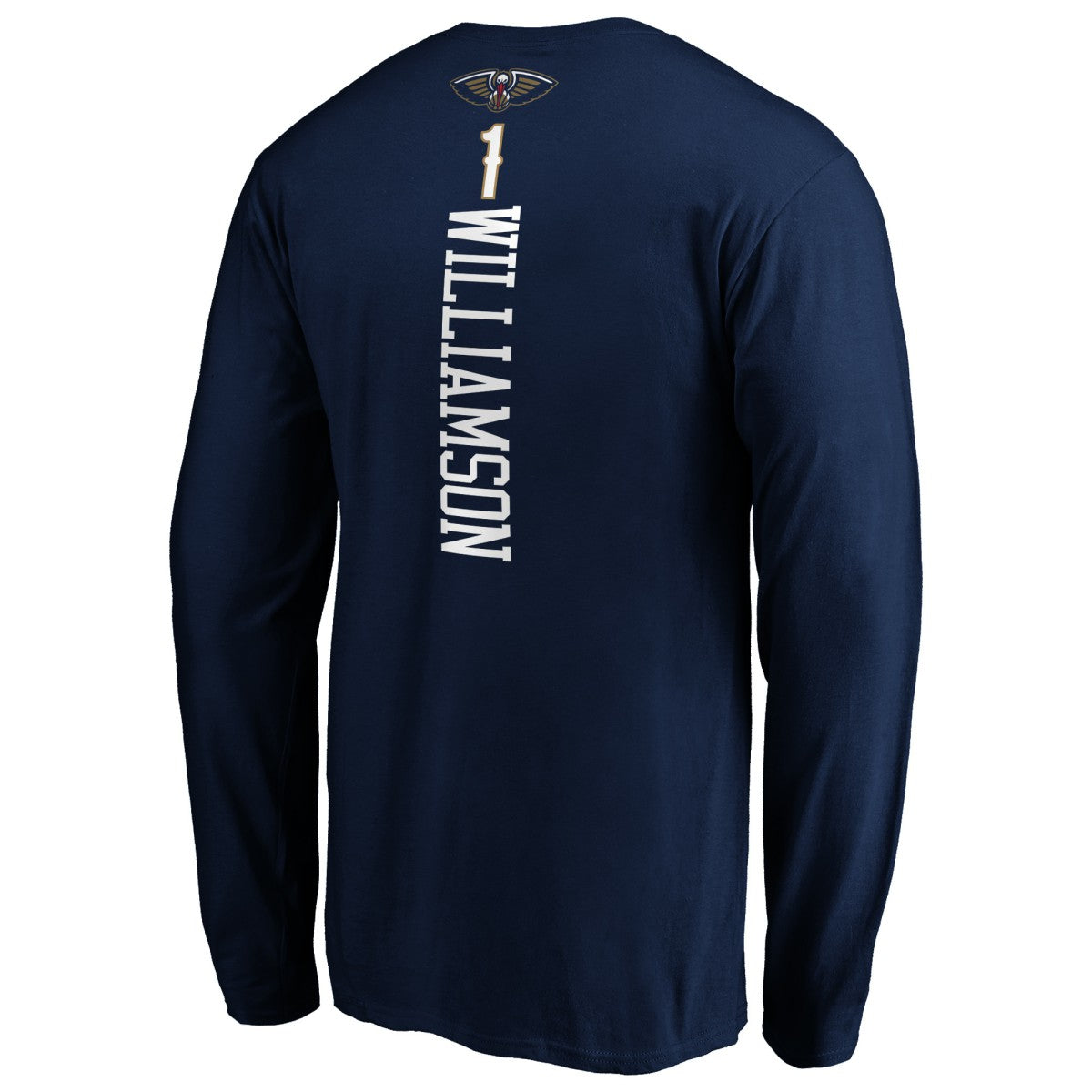 Zion Williamson New Orleans Pelicans Playmaker Name & Number Long Sleeve T-Shirt Online