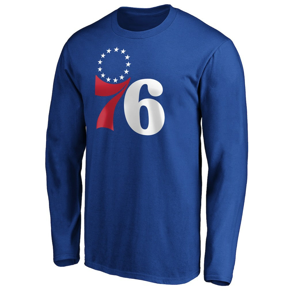 Joel Embiid Philadelphia 76ers Playmaker Name & Number Long Sleeve T-Shirt Online