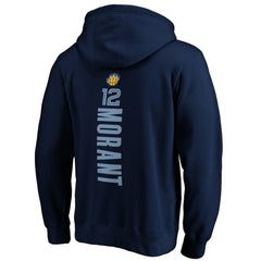 Ja Morant Memphis Grizzlies Playmaker Name & Number Pullover Hoodie On Sale