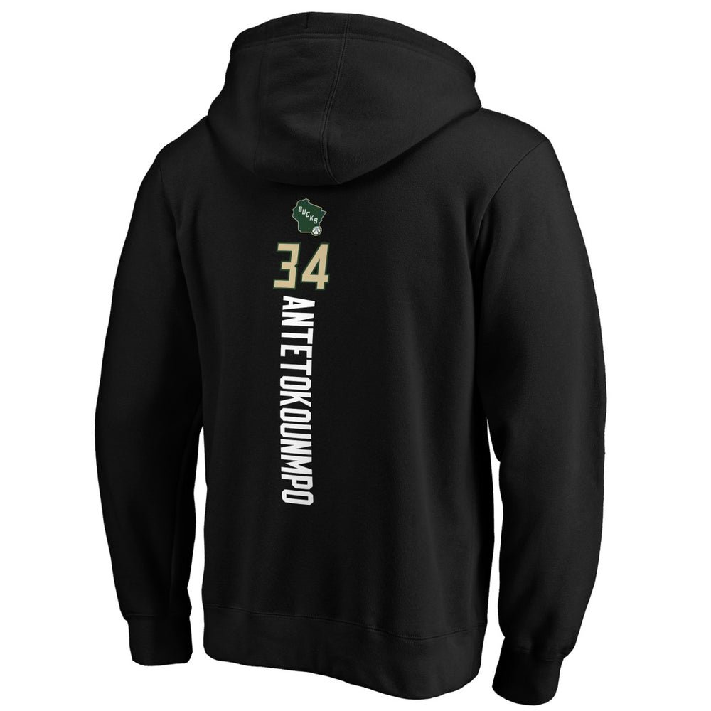 Giannis Antetokounmpo Milwaukee Bucks Playmaker Name & Number Pullover Hoodie Outlet