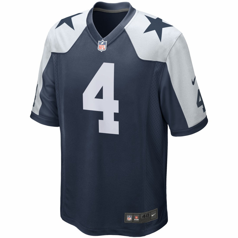 Dallas Cowboys Nike Dak Prescott  Alternate Game Team Jersey