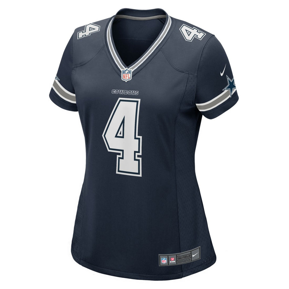 Dallas Cowboys Nike Dak Prescott  Women's Game Team Jersey