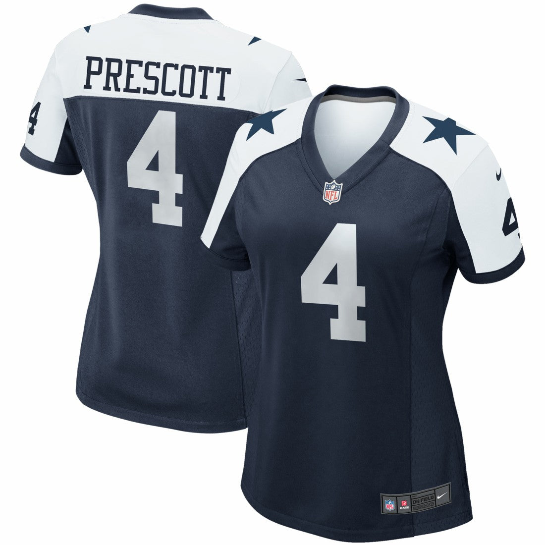 Dallas Cowboys Nike Dak Prescott  Women's Alternate Game Team Jersey