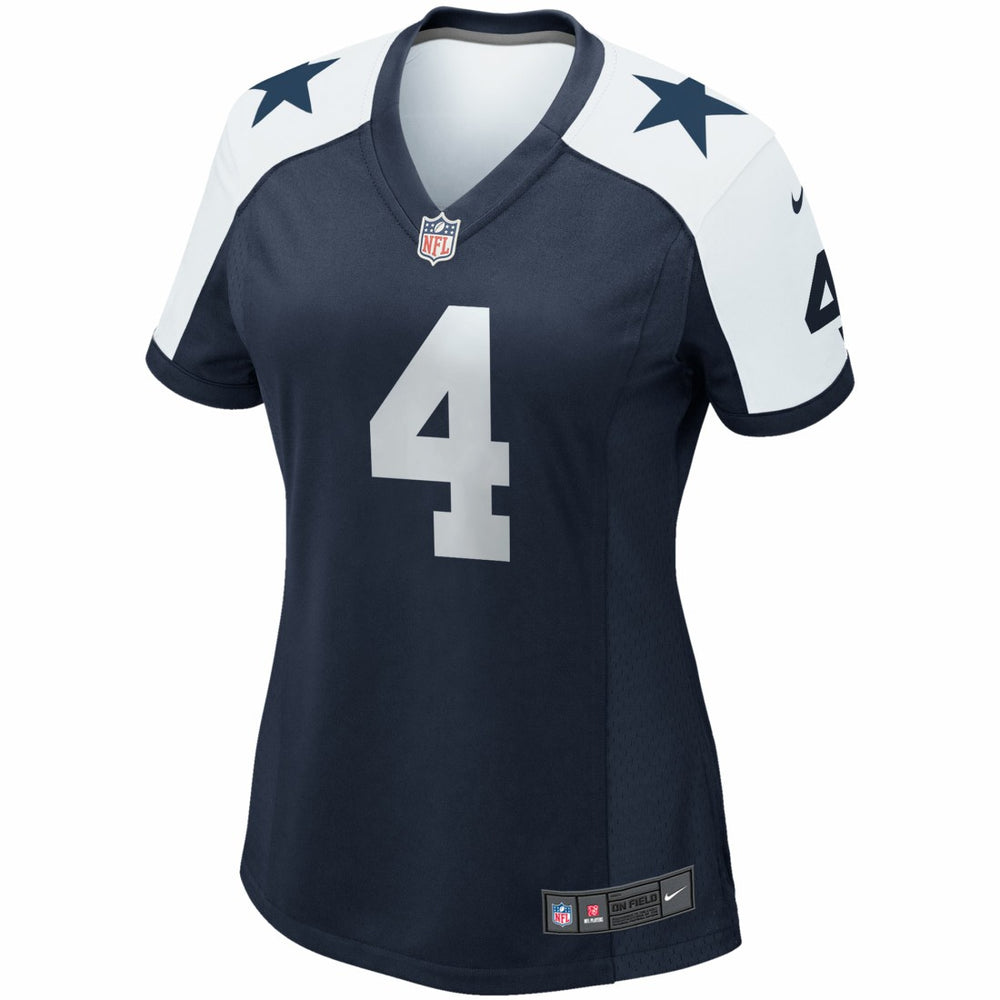 Dallas Cowboys Nike Dak Prescott  Women's Alternate Game Team Jersey