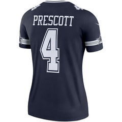 Dallas Cowboys Nike Dak Prescott  Women's Legend Player Performance Top