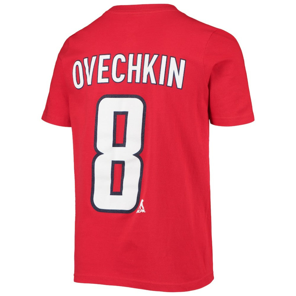 Alexander Ovechkin Washington Capitals Youth Player Name & Number T-Shirt Discount