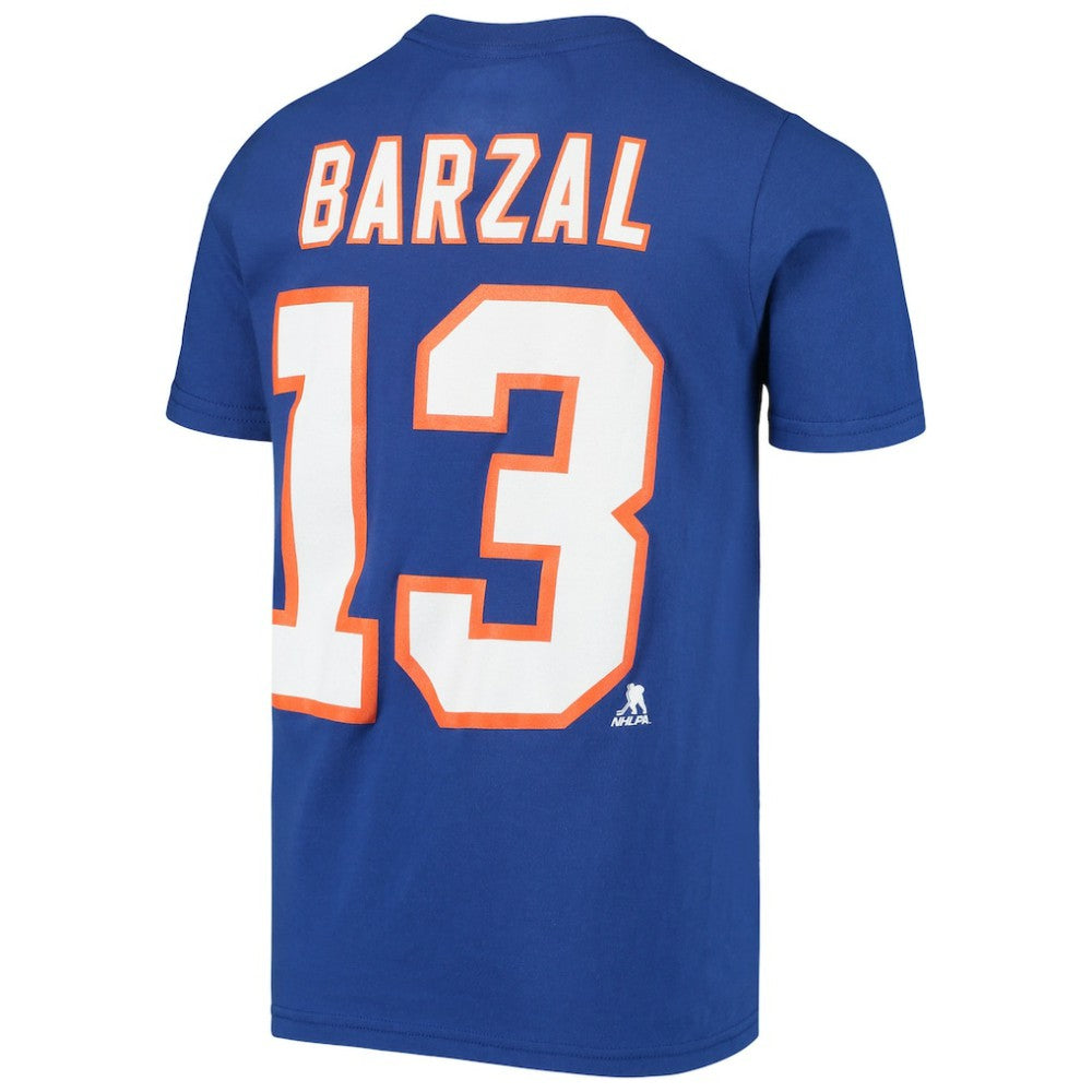 Mathew Barzal New York Islanders Youth Player Name & Number T-Shirt Online