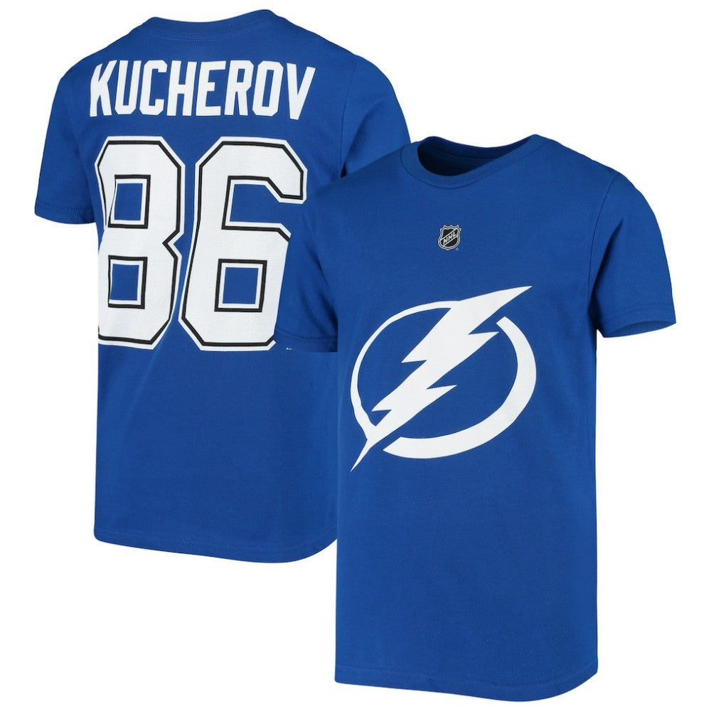 Nikita Kucherov Tampa Bay Lightning Youth Player Name & Number T-Shirt Online