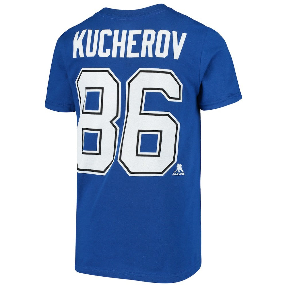 Nikita Kucherov Tampa Bay Lightning Youth Player Name & Number T-Shirt Online