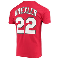 Clyde Drexler Portland Trail Blazers Hardwood Classics Player Name & Number T-Shirt Outlet