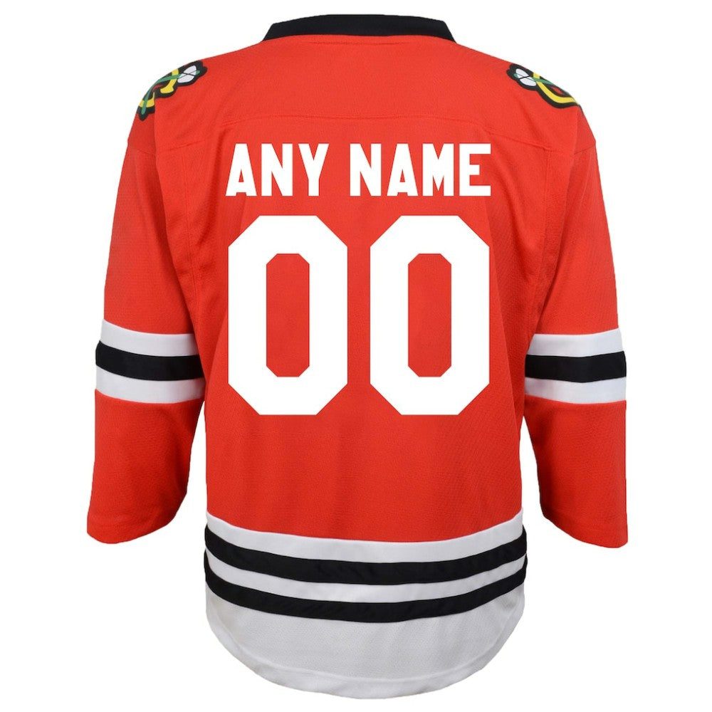 Chicago Blackhawks Youth Replica Custom Jersey Sale